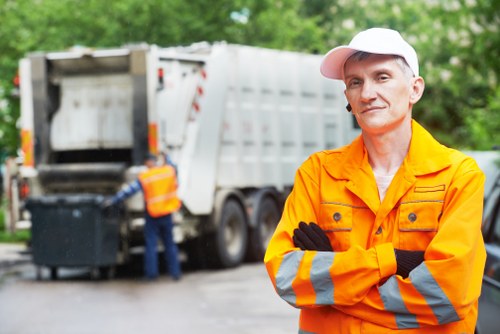 North London waste clearance service at work