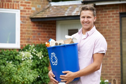 Waste collection trucks operating in Whetstone