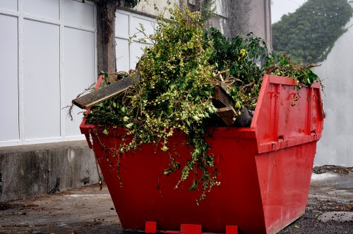 Recyclable materials being sorted for processing